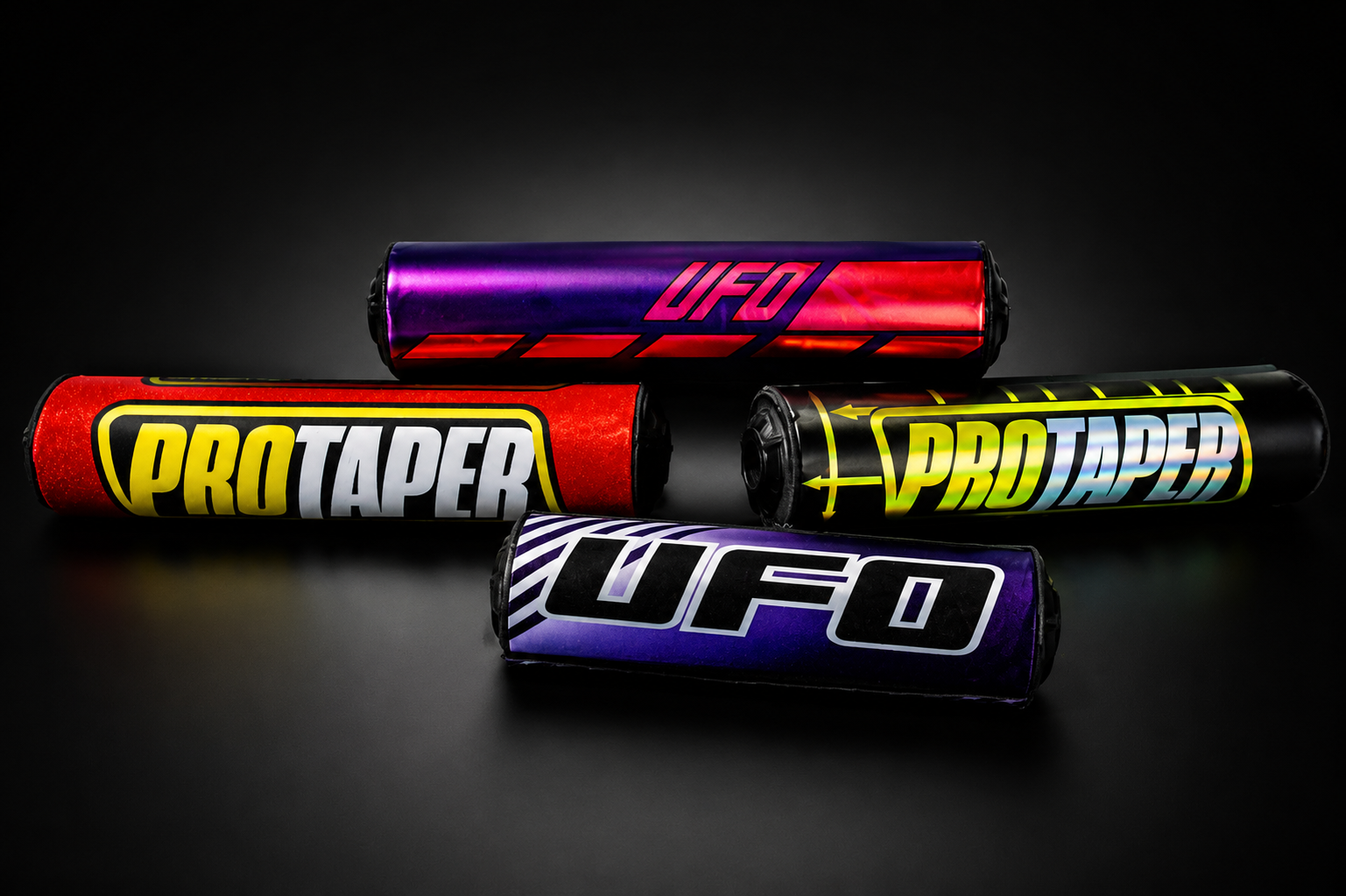 Protector de Manubrio Universal para Moto – Estilo Racing UFO y ProTaper
