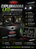 STF011-EXPLORADORA LED LENTE CONVEXO